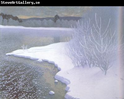 Gustaf Fjaestad Hoar-Frost on the Ice (nn02